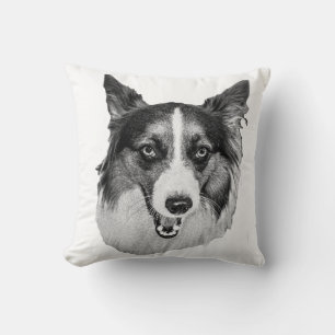Pumpkin Porch Grin Throw Pillow