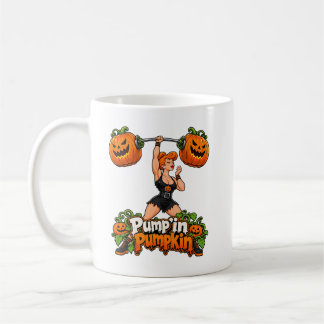 Pumpkin Power, Polished Nails – Halloween Fitness Coffee Mug