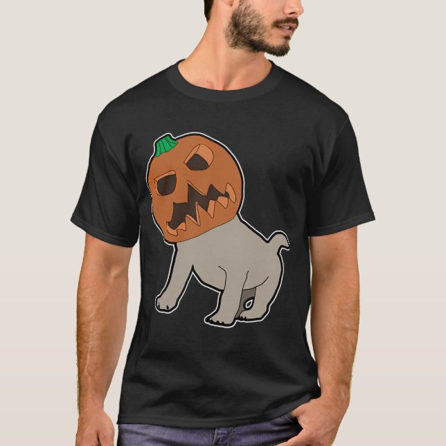 Pumpkin Pug T-Shirt (Front)