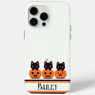 Pumpkin Purrfection iPhone 15 Pro Max Case