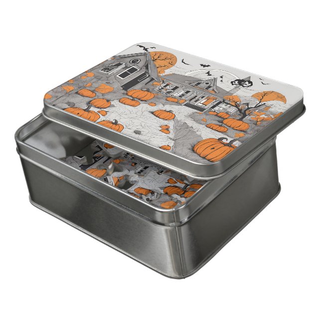 Pumpkin puzzle (Lid Open)