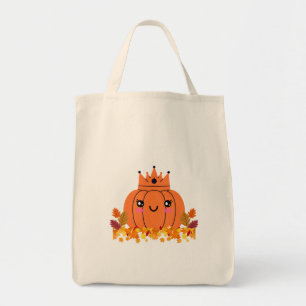 Pumpkin Queen Fall Aesthetic Halloween Shirt Tote Bag