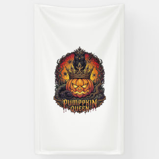 Pumpkin Queen Halloween Owl Spider Black Cat_1 Banner