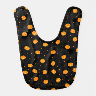 Pumpkin Rain Baby Bib