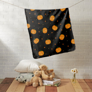 Pumpkin Rain Baby Blanket