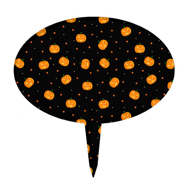 Pumpkin Rain Cake Pick (Front)