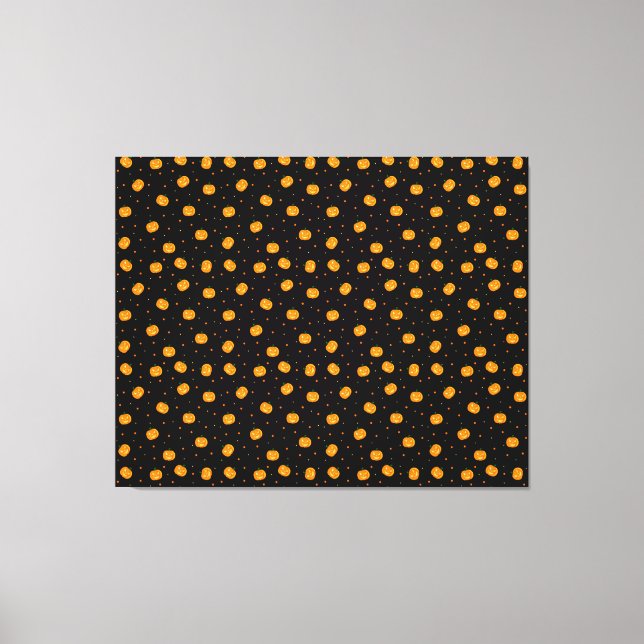 Pumpkin Rain Canvas Print (Front)