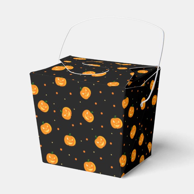 Pumpkin Rain Favor Box (Front Side)