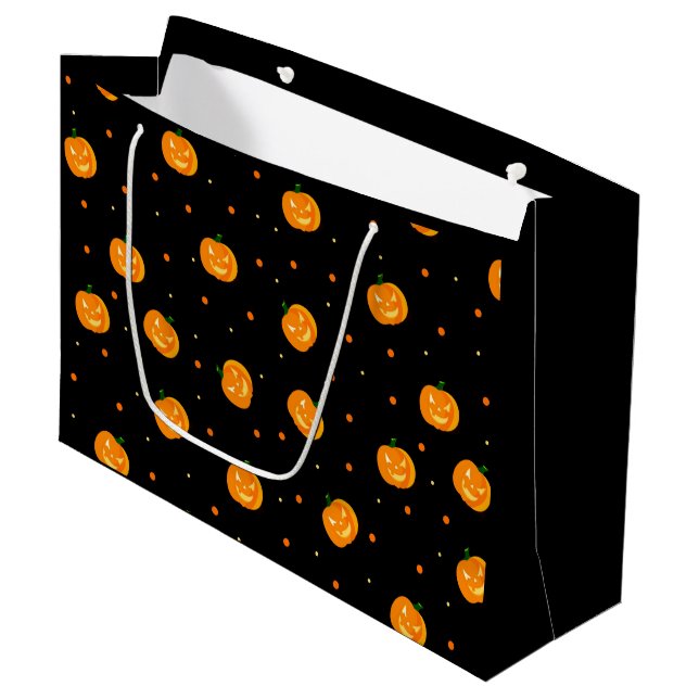 Pumpkin Rain Gift Bags (Front Angled)