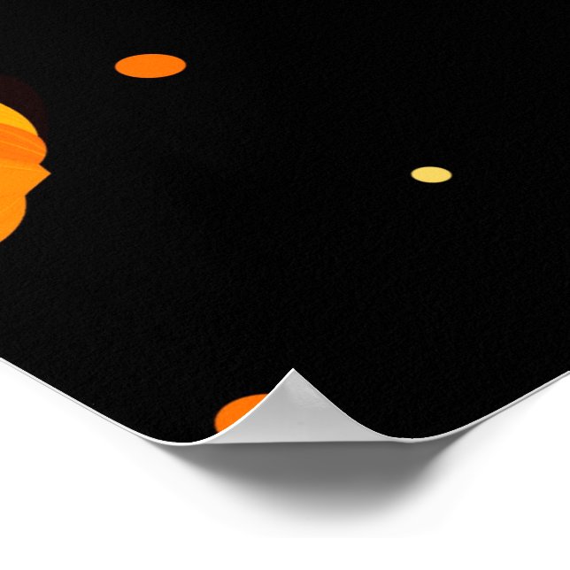 Pumpkin Rain Poster (Corner)