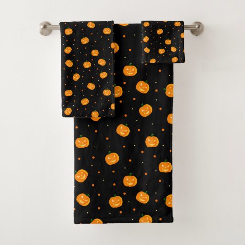 Pumpkin Rain Towel Set