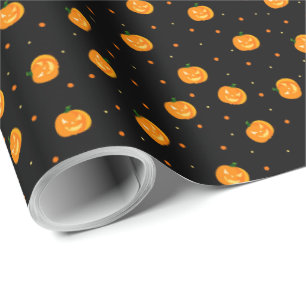Pumpkin Rain Wrapping Paper
