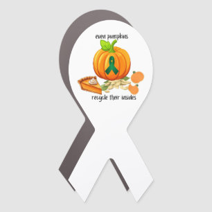 Pumpkin Recycle Car Magnet