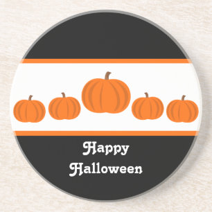 Pumpkin Row Halloween Coaster