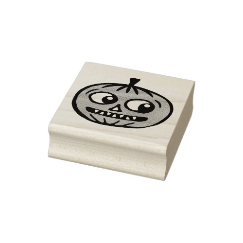 Pumpkin Rubber Stamp