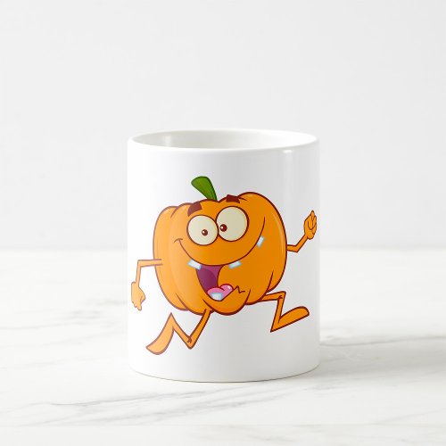 Pumpkin Running Coffee Mug