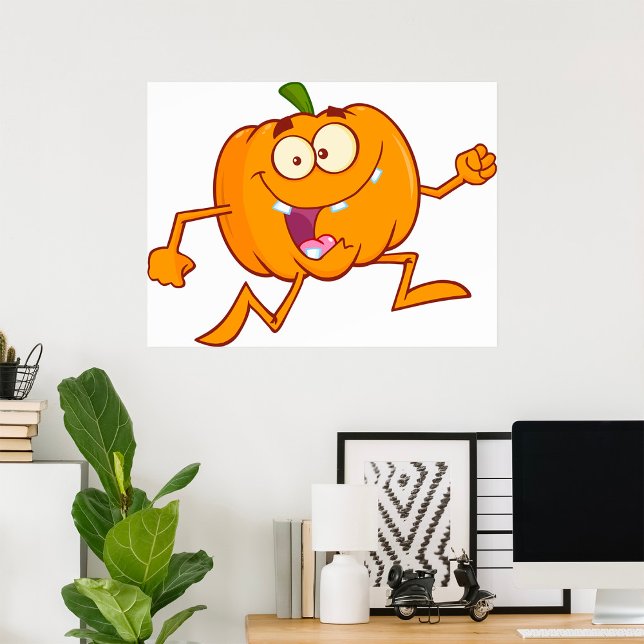 Pumpkin Running Poster (Creator Uploaded)