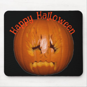 Pumpkin, Sad Flames Mouse Pad