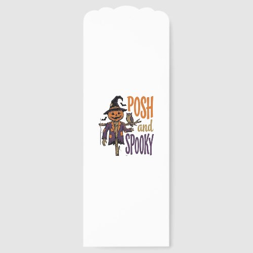 Pumpkin Scarecrow Shirt Vintage Engraving Hallowee Bookmarks