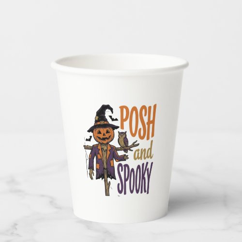 Pumpkin Scarecrow Shirt Vintage Engraving Hallowee Paper Cups