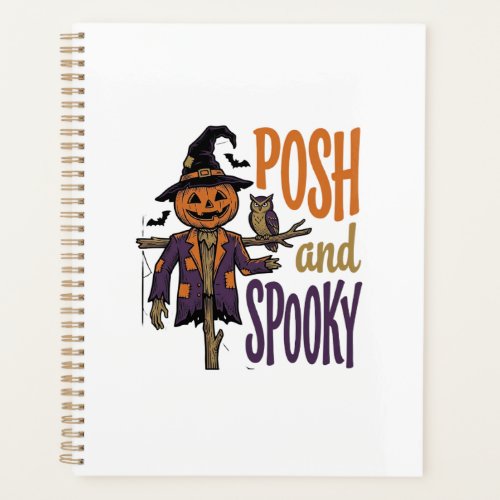 Pumpkin Scarecrow Shirt Vintage Engraving Hallowee Planner