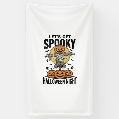Pumpkin Scarecrow Shirt Vintage Halloween Graphic_ Banner