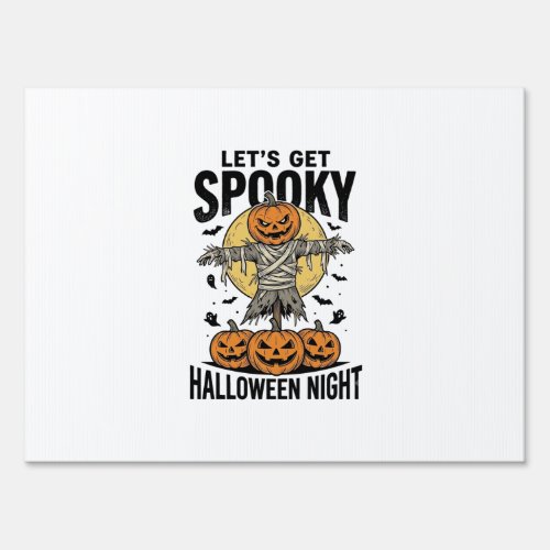 Pumpkin Scarecrow Shirt Vintage Halloween Graphic_ Sign