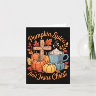 Pumpkin Sce And Jesus Christ Funny Fall Christian Card