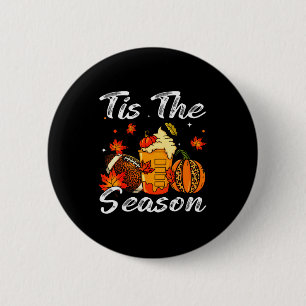 Pumpkin Sce Football Tis The Season Fall Thanksgiv Button