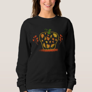 Pumpkin Sea Turtle Halloween Autumn Fall Squash Tu Sweatshirt