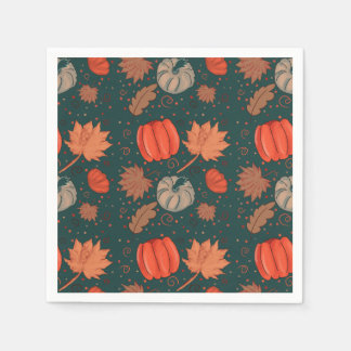 Pumpkin seamless design  napkins