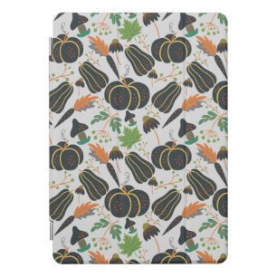 Pumpkin seamless pattern carrot black and white iPad pro cover