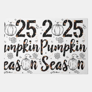 Pumpkin Season 2025 Doormat – Cozy Autumn Welcome