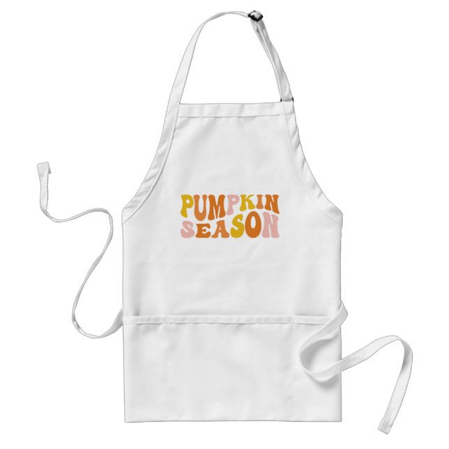 Pumpkin Season Adult Apron (Front)