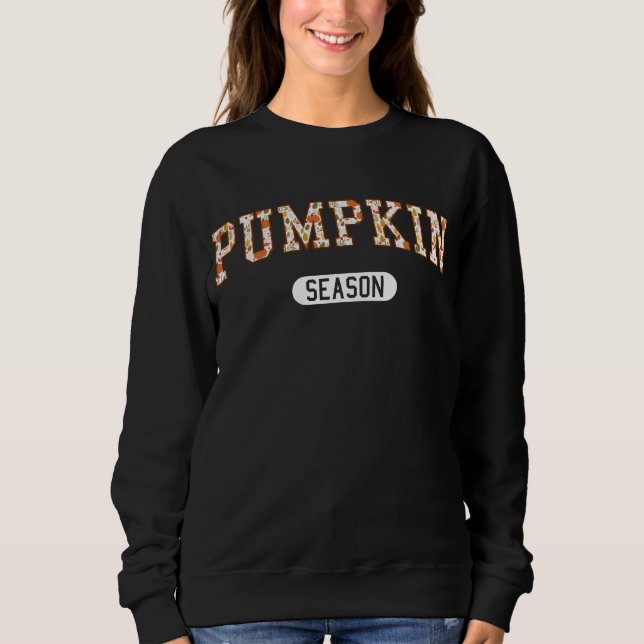 Pumpkin Season - Autumn Graphic Sweatshirt (Front)