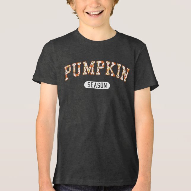 Pumpkin Season - Autumn Graphic Tee (Front)