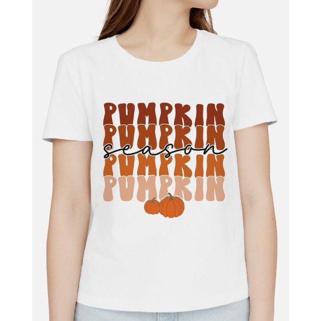 Pumpkin Season Autumn Thanksgiving T-Shirt (Creator Uploaded)