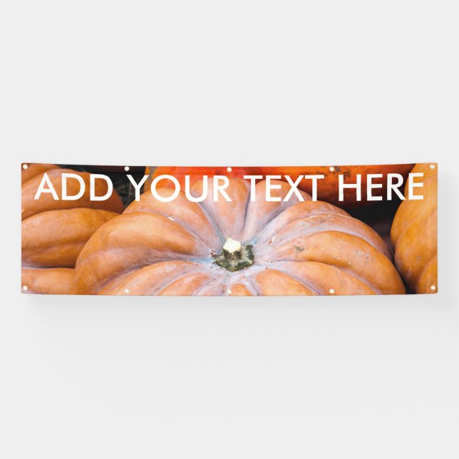 Pumpkin Season Banner (Horizontal)