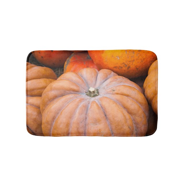Pumpkin Season Bathroom Mat (Front)
