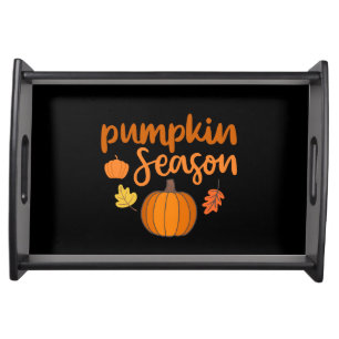 Pumpkin Season Fall Serving Tray