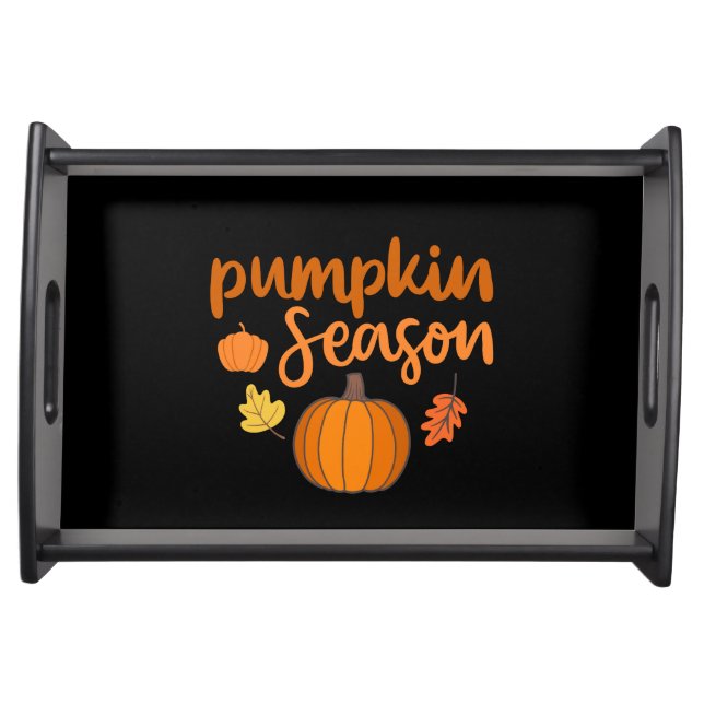 Pumpkin Season Fall Serving Tray (Front)