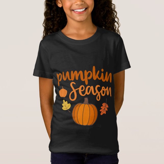  Pumpkin Season Fall T-Shirt (Front)