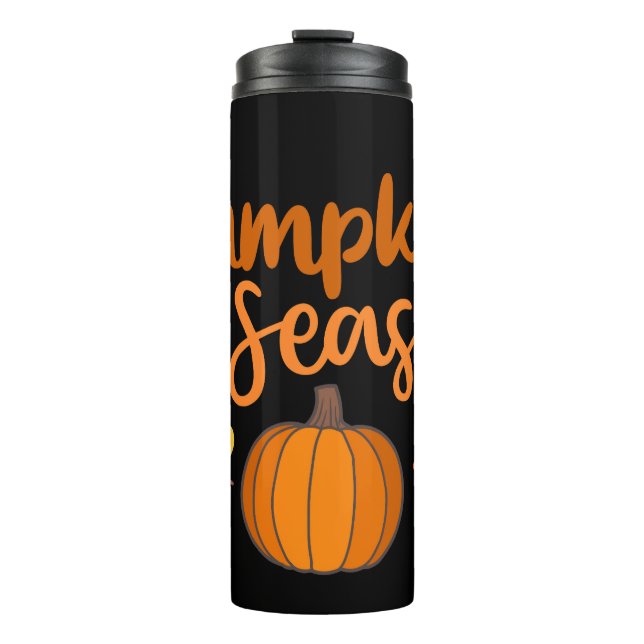 Pumpkin Season Fall Thermal Tumbler (Front)