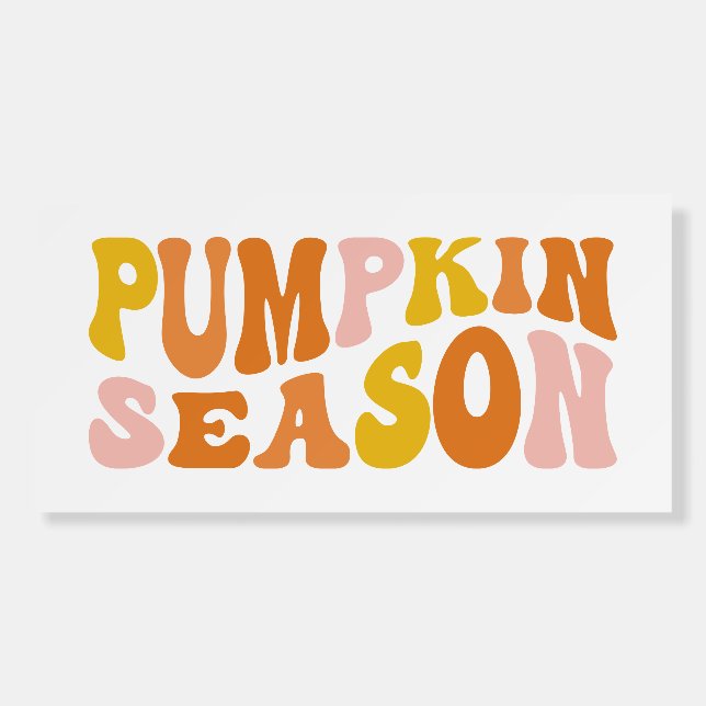 Pumpkin Season Foam Board (Front)