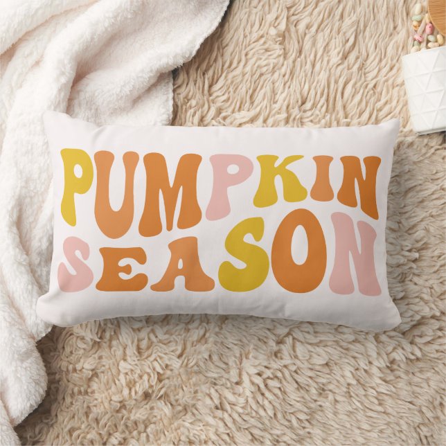 Pumpkin Season Lumbar Pillow (Blanket)