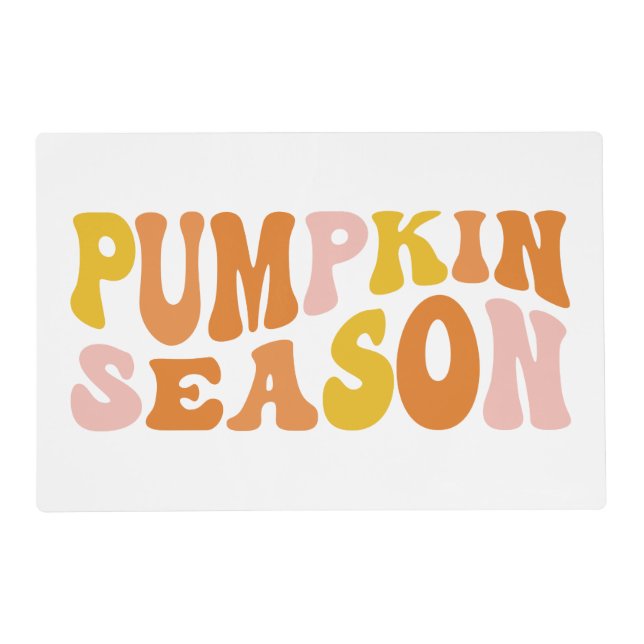 Pumpkin Season Placemat (Front)
