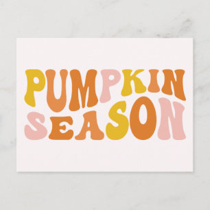 Pumpkin Season Postcard