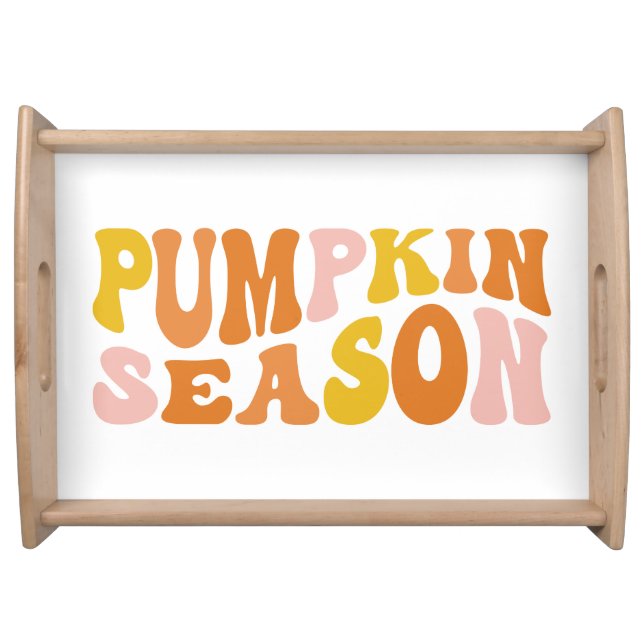 Pumpkin Season Serving Tray (Front)