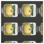 Pumpkin Seed Packet Label Fabric