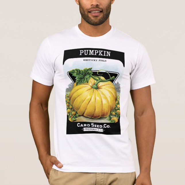 Pumpkin Seed Packet Label T-Shirt (Front)